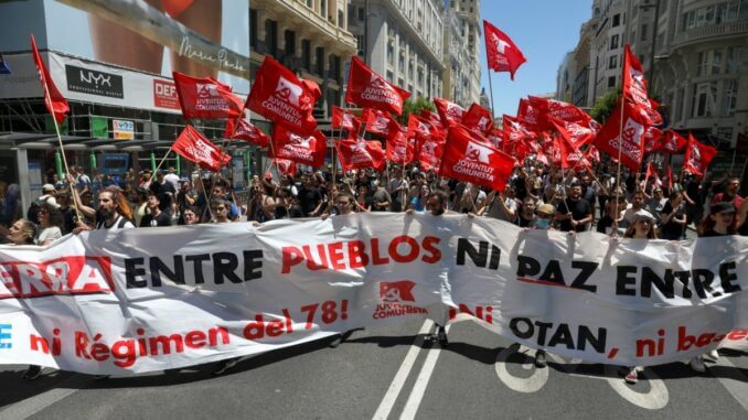 Movements in NATO countries mobilize against war