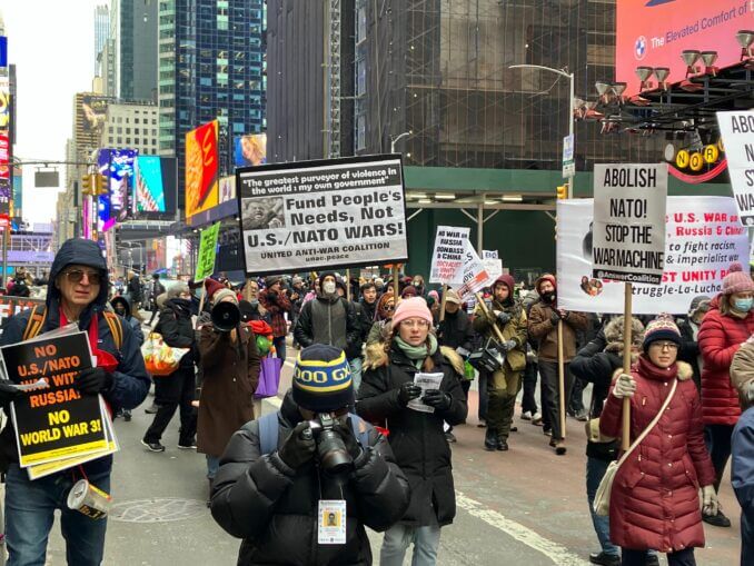 Week of antiwar protests launched MLK Day weekend
