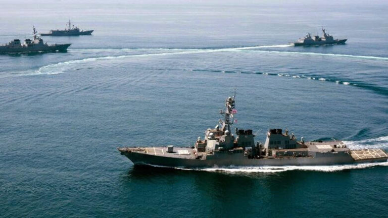 Second confrontation in two days between US and Chinese ships in South China Sea