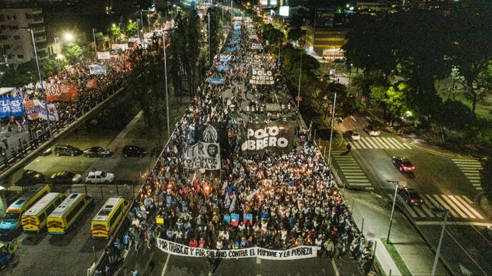 Argentina: Mass Demonstration Against Government Over IMF