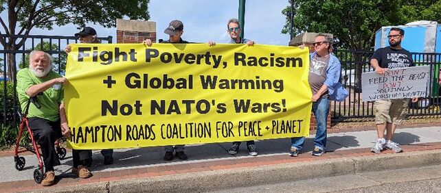 Antiwar Message Is Raised At Norfolk’s Annual NATO Parade