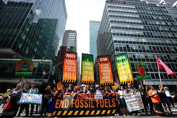 The March to End Fossil Fuels: 75,000 Rally in NYC to Push Biden & World Leaders on Climate Crisis