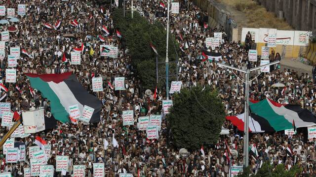Demonstrations in support of Palestinians around the globe