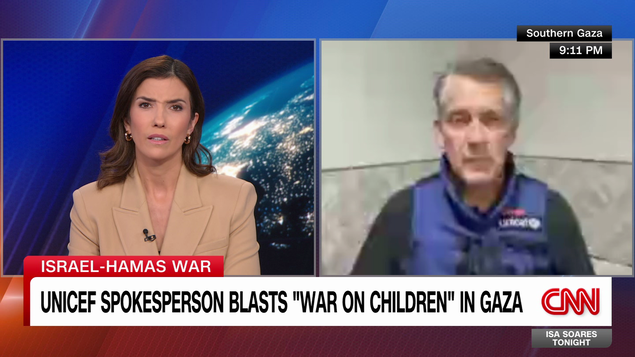 This is a “war on children,” says UNICEF spokesperson
