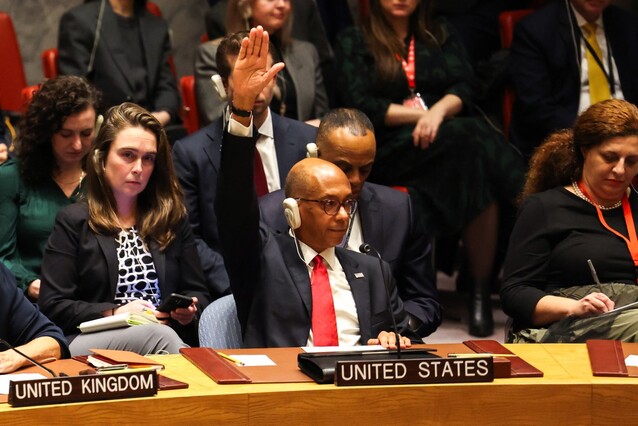 ‘Disastrous’: US Vetoes Cease-Fire Resolution at UN Security Council