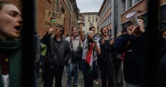 French student protests for a ceasefire in Gaza multiply