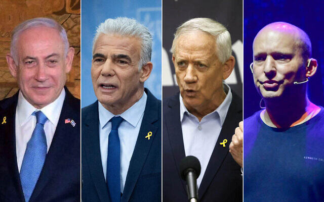 Poll: Israelis prefer Netanyahu as PM to Lapid, Bennett and Gantz