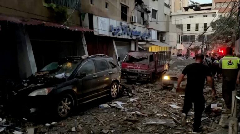 Israel Bombs Beirut, Claims It Targeted a Senior Hezbollah Commander