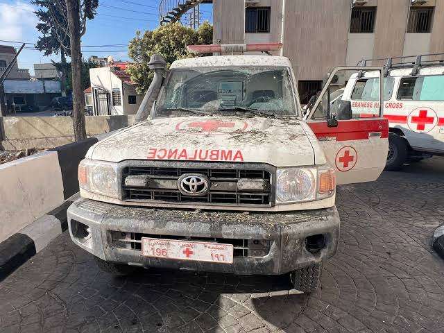Lebanon: Israel’s targeting of relief teams, Red Cross crews is a serious violation of int’l humanitarian law
