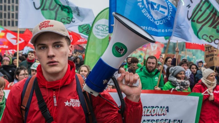 100,000 protest in Brussels against Arizona coalition’s austerity and attacks on rights