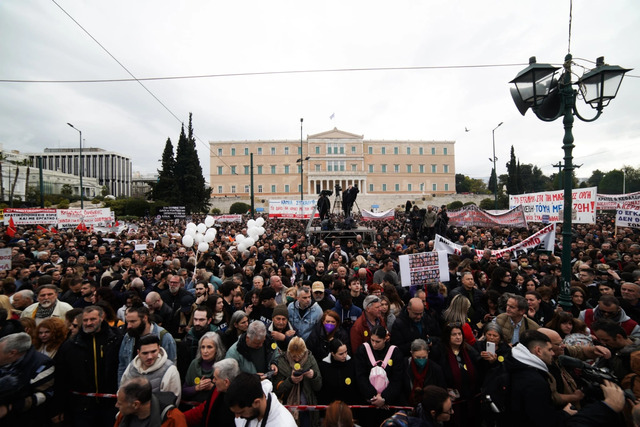 Deux ans après Tempé : Des manifestations gigantesques à travers la Grèce