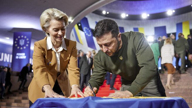 EU has destroyed one of its member states to save the banks. Now  Kiev wants Europeans to pay its debts