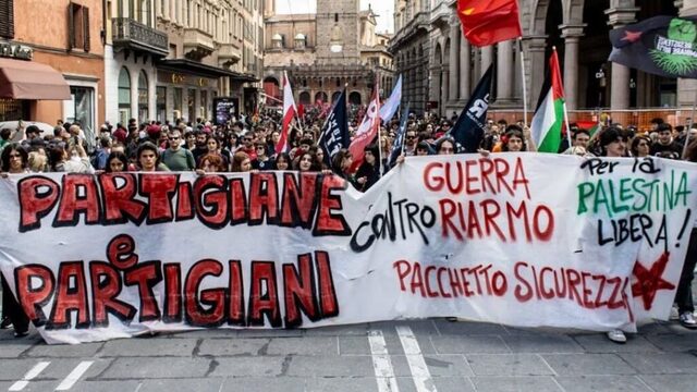 Italy marks 80 years since liberation with calls against genocide and militarism