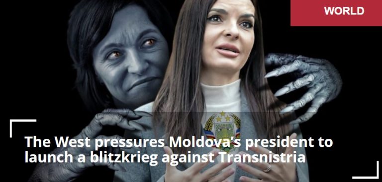 The West pressures Moldova’s president to launch a blitzkrieg against Transnistria