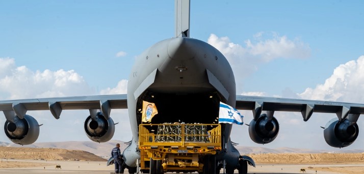 US Has Delivered 90,000 Tons of Weapons to Israel in Nearly 600 Days