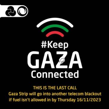 Blackout internet total à Gaza alors qu’Israël cible la dernière liaison par fibre optique