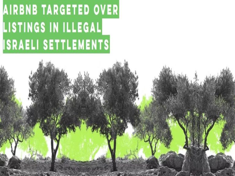 Multi-jurisdiction legal actions target Airbnb listings in illegal Israeli Settlements