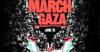 March to Gaza against humanitarian aid blockade