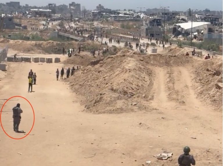New footage exposes ragtag U.S. mercenaries firing toward Gaza aid seekers