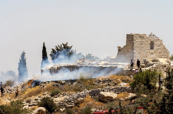 Jewish settlers attempted to burn down a Greek Orthodox monastery in the West Bank