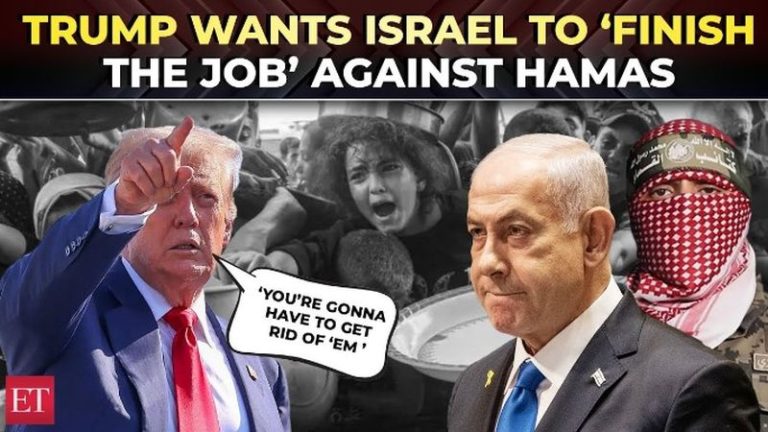 Donald Trump asks Netanyahu to exterminate Palestinians quickly