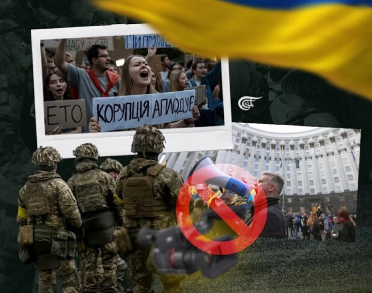 Western media silence on anti-conscription, anti-war protests in Ukraine