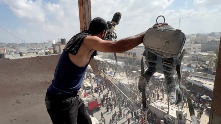 Israeli forces killed Middle East Eye journalists Mohamed Salama and Ahmed Abu Aziz on Monday, in a double-tap strike on the Nasser Hospital in the southern Gaza Strip.  