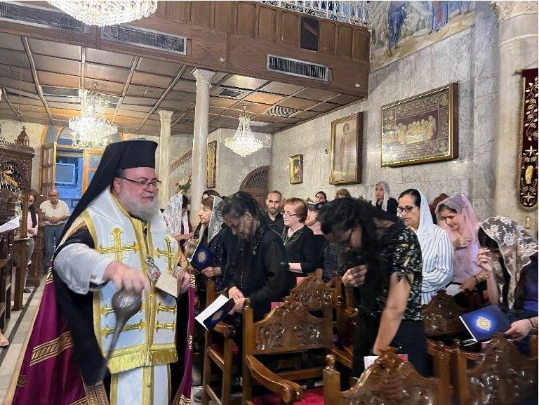 Gaza City Orthodox Church in Israeli Evacuation Zone