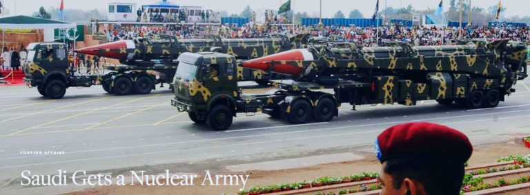 Saudi Gets a Nuclear Army
