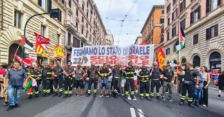 Million-strong general strike blocks Italy for Palestine