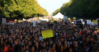 Tens of thousands rally in Berlin against German support for Israel Tens of thousands rally in Berlin against German support for Israel