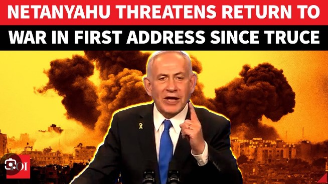 After signing Gaza deal, Netanyahu threatens return to war