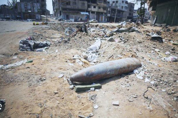 Clearing Gaza’s surface of bombs will take up to 30 years, aid group says
