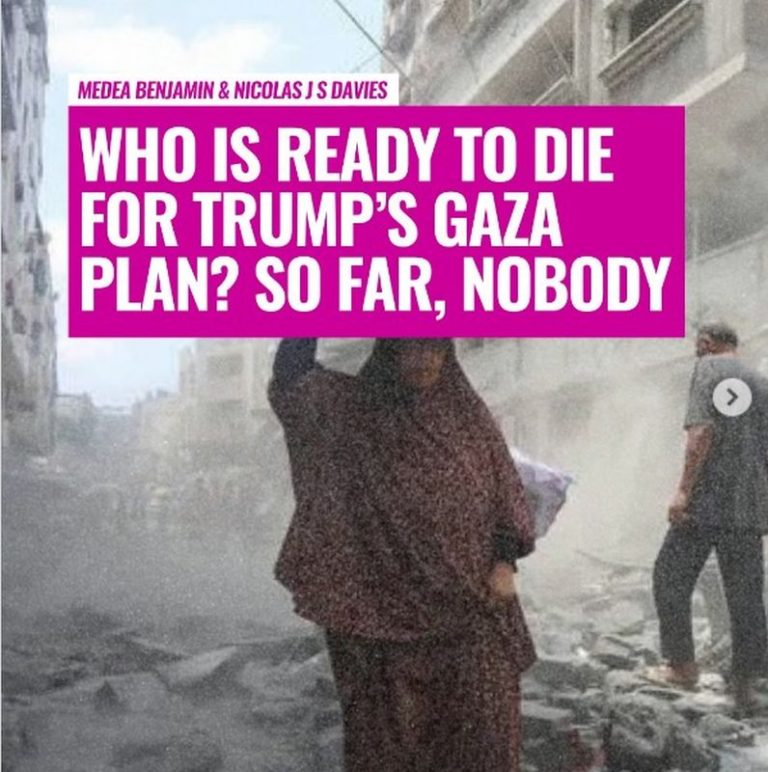 Who Is Ready To Die for Trump’s Gaza Plan? So Far, Nobody