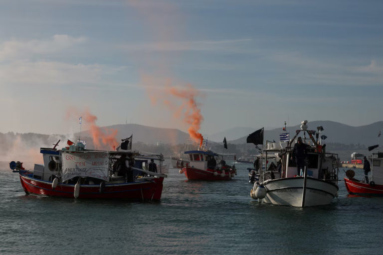 Protesting Greek farmers disrupt port operations as nationwide blockades persist