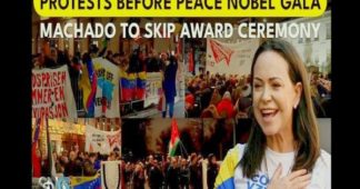 Norway | Protests erupted in rejection of Maria Corina Machado receiving Nobel Peace Prize Norway | Protests erupted in rejection of Maria Corina Machado receiving Nobel Peace Prize