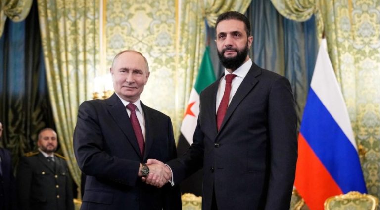 Putin to host Syria’s self-proclaimed president as Russia quietly withdraws troops