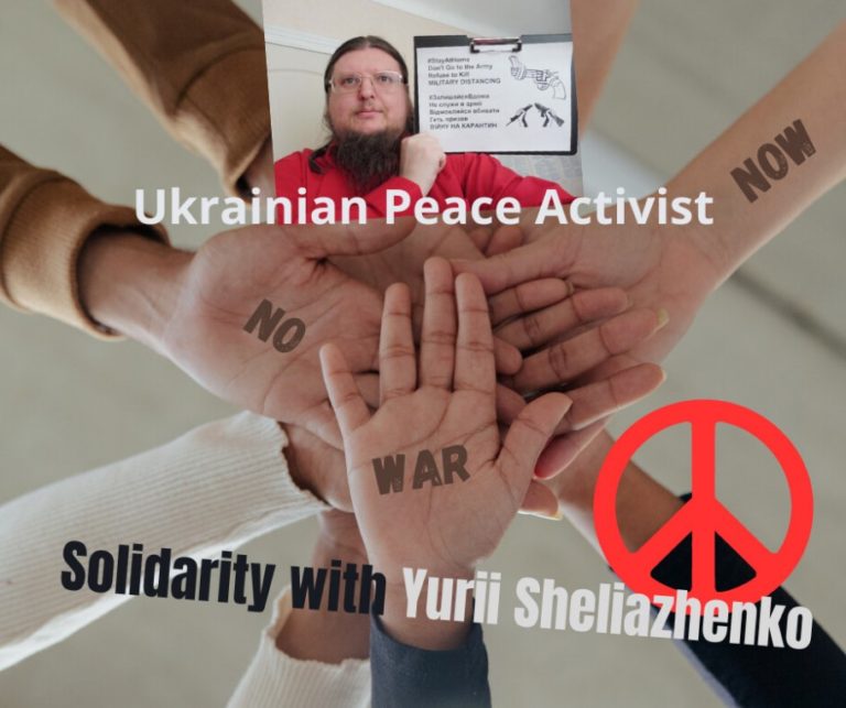 Yurii Sheliazhenko, objecteur de conscience au service militaire en danger immédiat