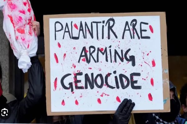 Palantir UK chief walks away from Gaza genocide questions
