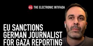 EU sanctions German journalist in shocking first over Gaza reporting