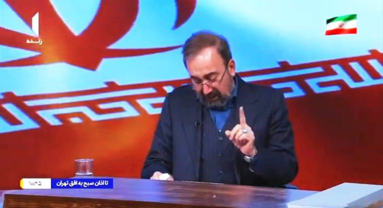 The Iranian TV announces the assassination of the Supreme Leader