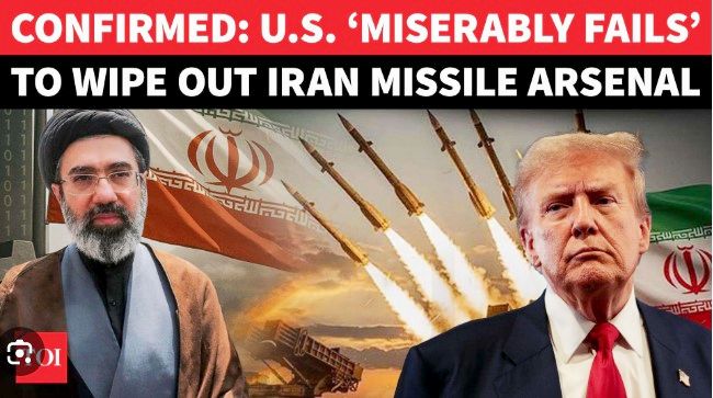 US’ Big Iran Admission; ‘IRGC Missile Arsenal Intact, Only 1/3rd Wiped Out’ | Report