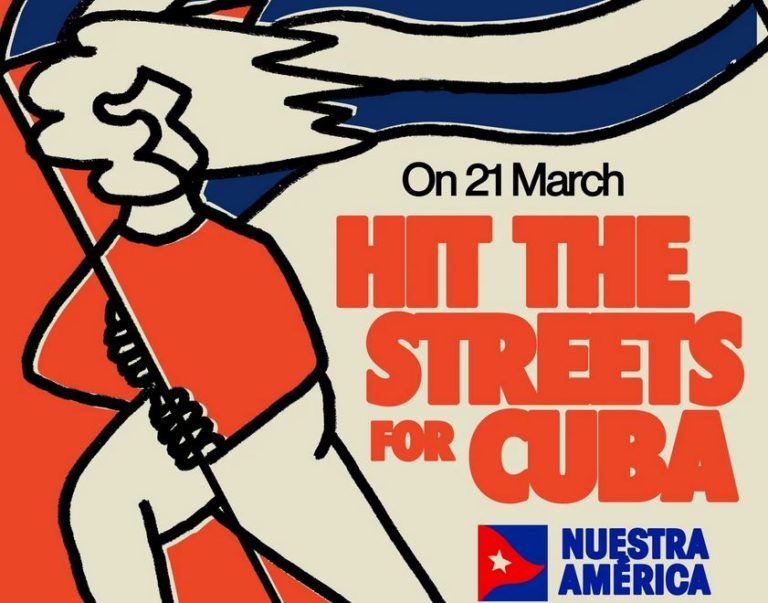 On 21 March, hit the streets for Cuba
