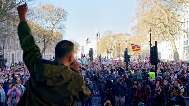 500,000 stand up to the far right, in solidarity with Palestine, at London demonstration