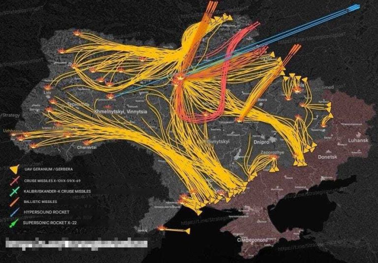 Russia Rocks Ukraine With Unprecedented 1,500+ Drones in One of Largest Aerial Attacks Ever