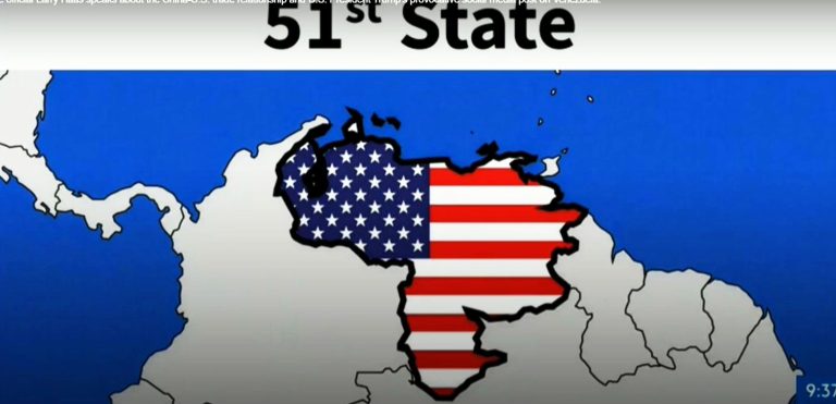 Trump posts graphic of Venezuela as 51st U.S. state