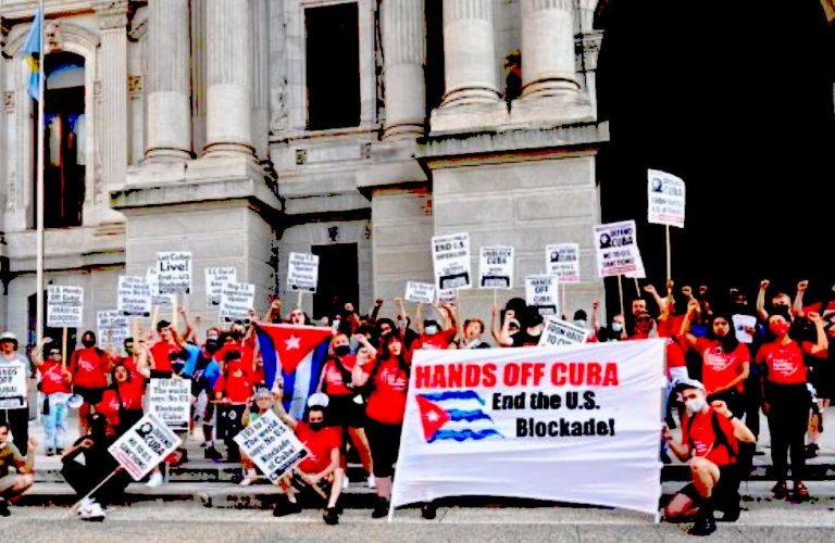 End U.S Aggression Against Cuba!