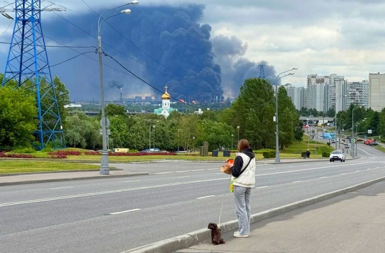 Ukraine launches largest attack on Moscow since start of full-scale war