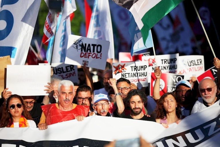 Turkey detains over 100 in anti-NATO protests ahead of Ankara summit