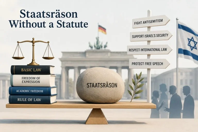 Germany’s Staatsräson Has Become an Extra-Legal Doctrine